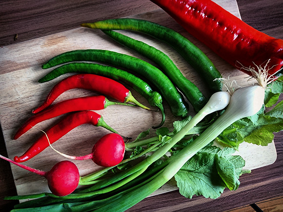 Vegetables On a Board