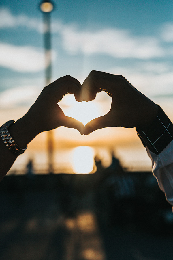 Two Hands Making A Heart