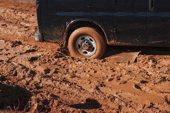 Truck Stuck In The Mud