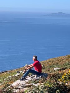 Dr. Jay LaGuardia Overlooking Cliff in Ireland