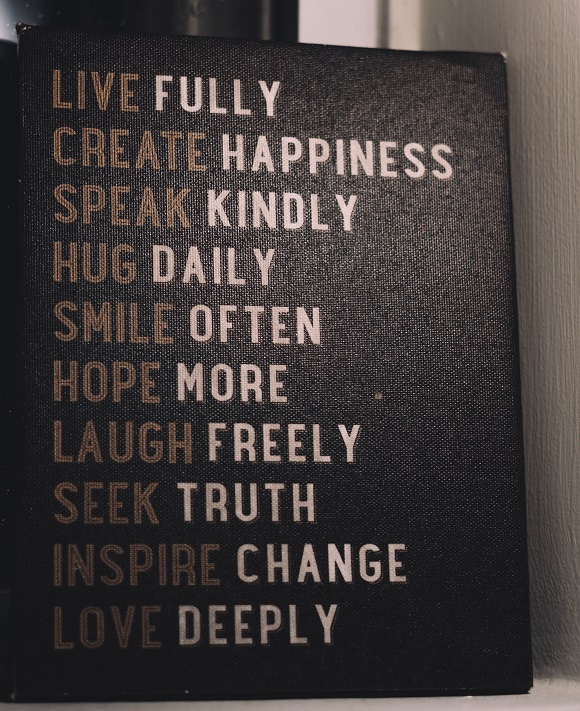 Positive Phrases on a Small Blackboard
